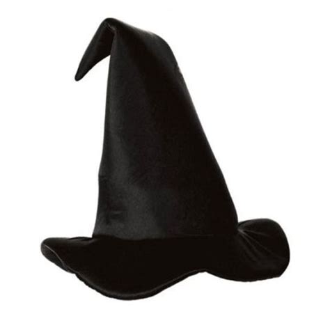 Ink black hat pure white witch